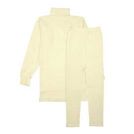 Baby High Neck Thermal Wear Suit - Vanilla
