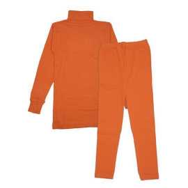 Baby High Neck Thermal Wear Suit - Orange