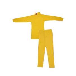 Baby High Neck Thermal Wear Suit - Yellow