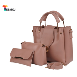 1-Set - Large Capacity Leather Shoulder Bags for Girls