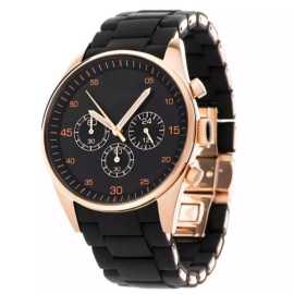 Classic Wrist Watch For Men - Black