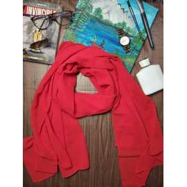Plain Chiffon Hijab For Women - 1 Piece