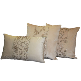 Set Of 3 Hand Work Cushions