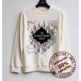 The Marauders Map Digital Printed Sweatshirt For Women