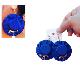 New Arrival Fashion Sun Hat Shape Earrings For Women