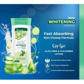 City Girl Aloe Vera & Cucumber Lotion - 100ML