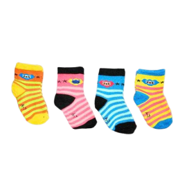 Socks For Newborn Baby & Kids - Pack of 4