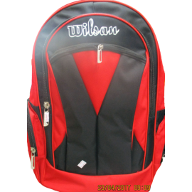 Excellent Quality Wilson Large School Bag - Black & Red