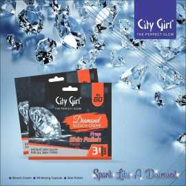 City Girl Diamond Bleach Cream 4 Sachet