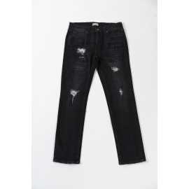 Noah Skinny Black Ripped Jeans