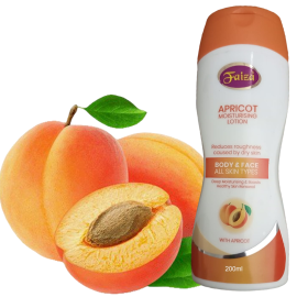 Faiza Apricot Face & Body Moisturizing Lotion For All Skins - 200ML