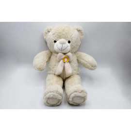Cute Teddy Bear Off White With Bow 19 Inches (Kc5381)