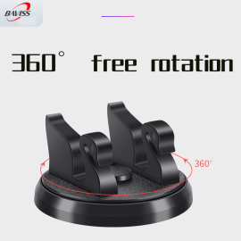 360 Degree Rotation Dashboard Mobile Holder - Black