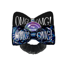 Double Dare Omg Reversible Mega Hairband  For Women - Black