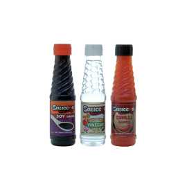 Chinese Sauces Trio Pack Soya Sauce, Chilli Sauce & Synthetic Vinegar - 120ML