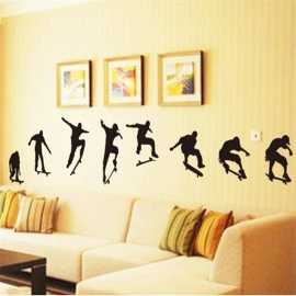 Big Wall Sticker For Boys Room Skateboard Stickers