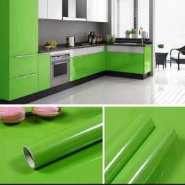 12 X 36 Inches Shiny Parrot Green Light Green Sticker Carbon Pvc Paper 3 Feets