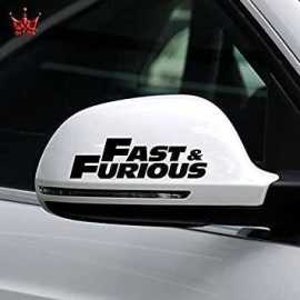 2 X Fast And Furious Car Side Mirror Sticker Stickers For Cars