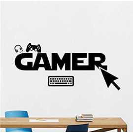 Gamer Boy Games Wall Sticker Wall Decoration