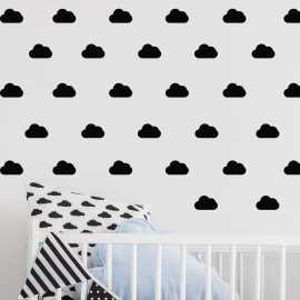Pack Of 50 Clouds Stickers Pvc Wall Stickers