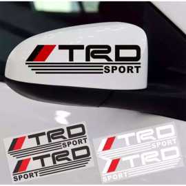 2 Trd Sticker For Car Side Mirros Stylish Stickers