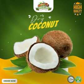 Dry Coconut, Kopra Palm - 1kg Pack