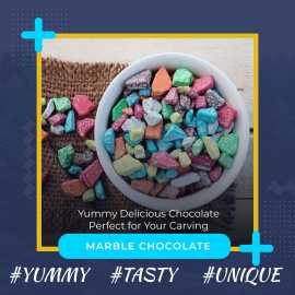 Marble Chocolates Rocks Chocolate - 250 Grams