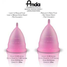 Softer Reusable Menstrual Period Cup  - 1 Piece