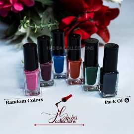 Peel Off Nail Paints For Women - Pack Of 6 Pieces