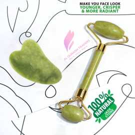 Jade Roller and Gua Sha Tools Set
