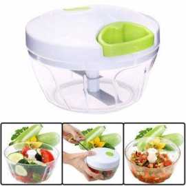 Mini Speedy Chopper Manual Hand Pull Vegetable & Meat Mini Cutter - 1 Piece