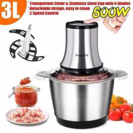Portable 3 Litre Stainless Steel Electric Meat Grinder