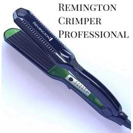 Professional Hair Straightener Crimper Wide Plate Temperature Control Instant Heating