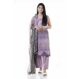 Summer Collection Digital Printed 3 Piece Lawn Suits With Daimond Lawn Dupatta - DDS-05