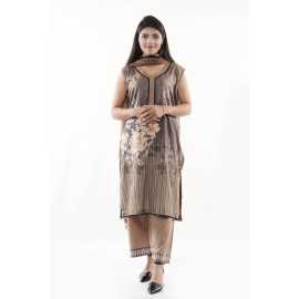 Summer Collection Digital Printed 3 Piece Lawn Suits With Chiffon Dupatta - DCS-16