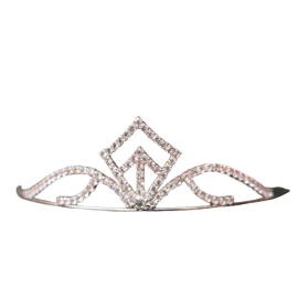 1 Piece Luxury Crystal Bridal Crown Golden Crown  For Girls And Babies Golden