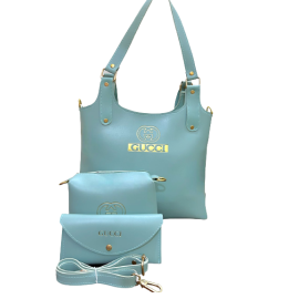 Gucci Ladies Handbag, Cross Body Bag, Large Capacity Women Bag With Long Strip - Pack of 3