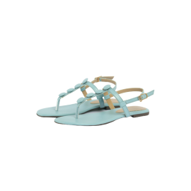 Comfortable Trendy Flat Sandal For Women - Blue - 1 Pair