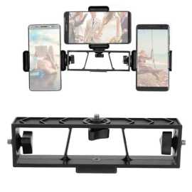 Yunteng Triple Side Clamp For Mobile Video Grapy – Black