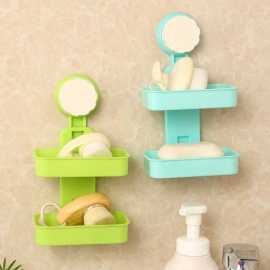 Double Layer Wall Mounted Soap Holder - 1 Piece