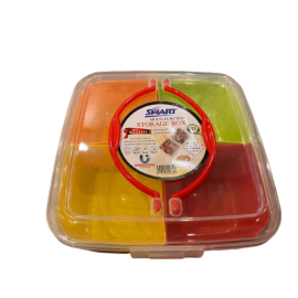 Multicolor Kitchen Spice Jars Storage Box