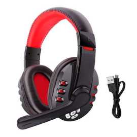 RGB A68 Gaming Headphone Wired - RedRGB A68 Gaming Headphone Wired - Red