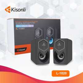 Kisonli Multimedia USB Bluetooth Loud Speaker - Black L-1020
