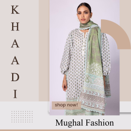 Khaadi 3Pc Unstitched Suit - Light Green