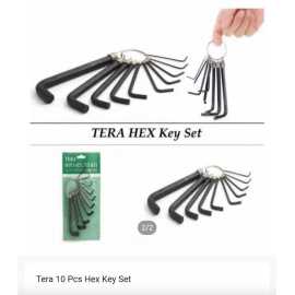 10 PCS tera Hex Key Set