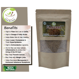 Zain Herbals Flax Seeds (Alsi) 100% Organic - 125gm