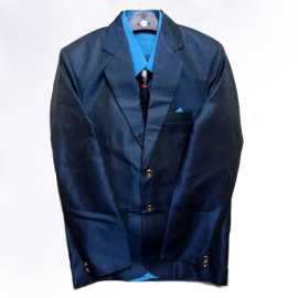 Stitchigh - 4 PCS Coat Suit For Boys - Blue