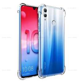 Honor 9x ProFour corner Transparent Silicon Anti-Shocked Proof Case- New Crystal Back Mobile Cover
