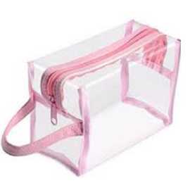 Cosmetic Bag Organizer Makeup Storage Jewelry Vanity Box (Transparent)