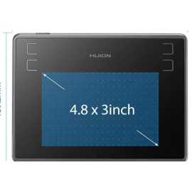 Huion H430P Digital Graphic Tablets For Drawing & Writing - Black